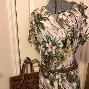 Hilo Hattie Original Hawaiian Dress XL soft flowy